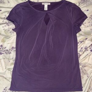White House Black Market Purple Top